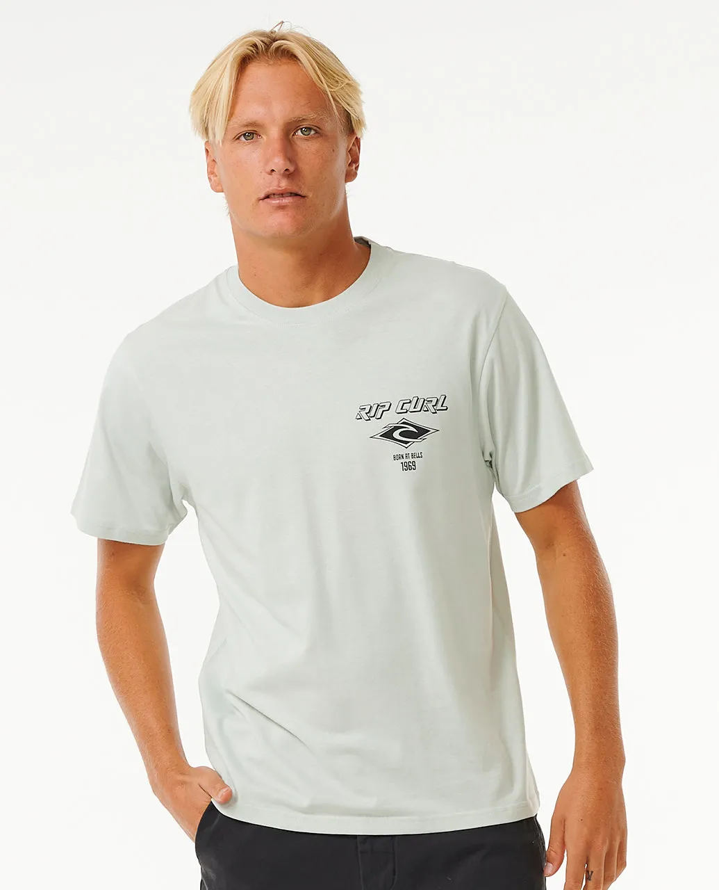 Rip Curl Mens Fade Out Icon Short Sleeve T-Shirt