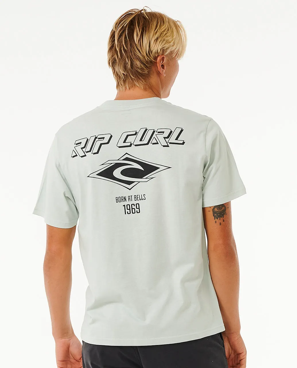 Rip Curl Mens Fade Out Icon Short Sleeve T-Shirt