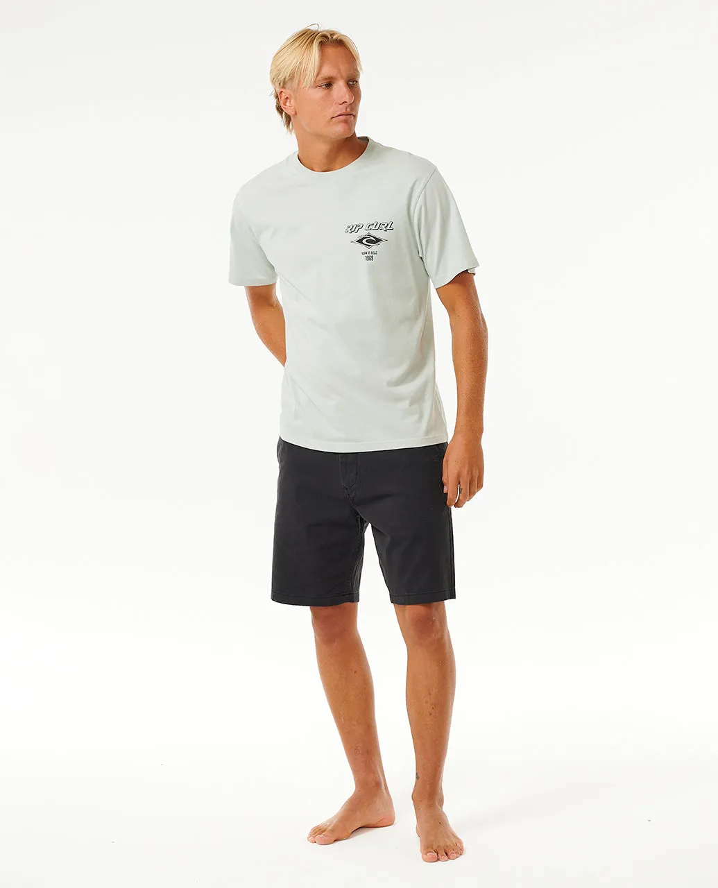 Rip Curl Mens Fade Out Icon Short Sleeve T-Shirt