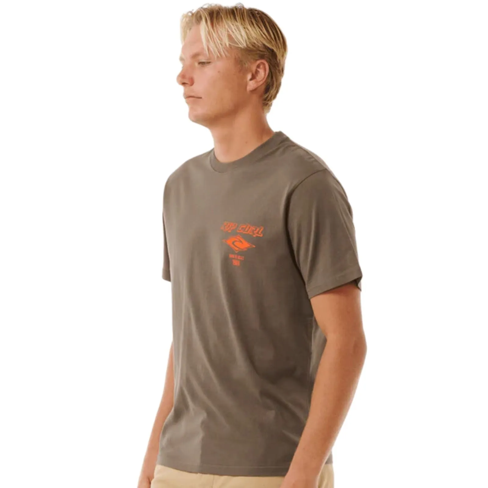 Rip Curl Mens Fade Out Icon Short Sleeve T-Shirt