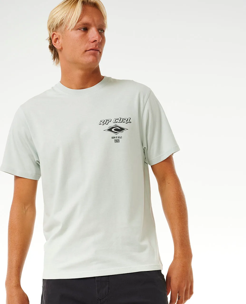 Rip Curl Mens Fade Out Icon Short Sleeve T-Shirt