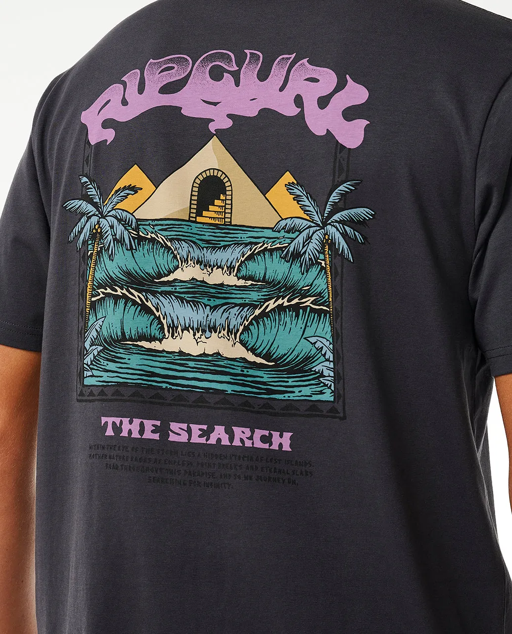 Rip Curl Mens Sphinx Cotton Crew Neck Short Sleeve T-Shirt