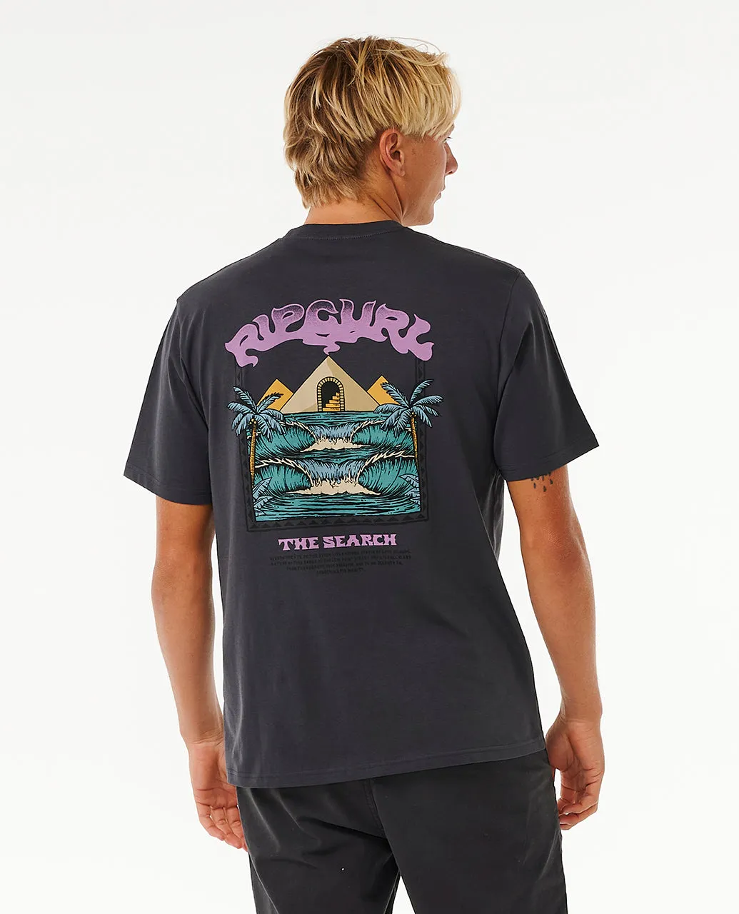 Rip Curl Mens Sphinx Cotton Crew Neck Short Sleeve T-Shirt