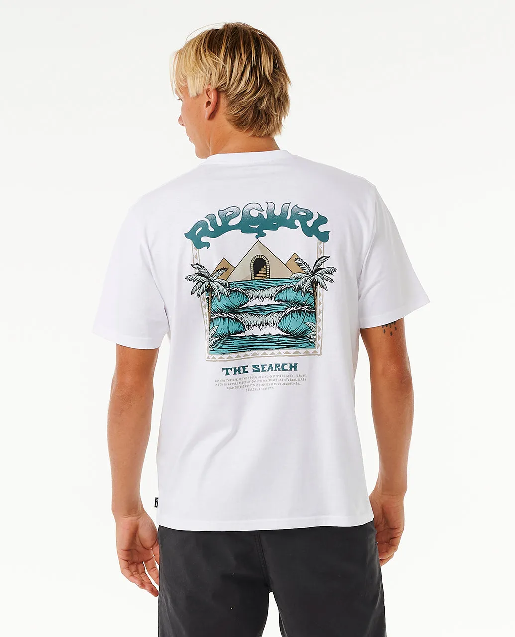 Rip Curl Mens Sphinx Cotton Crew Neck Short Sleeve T-Shirt