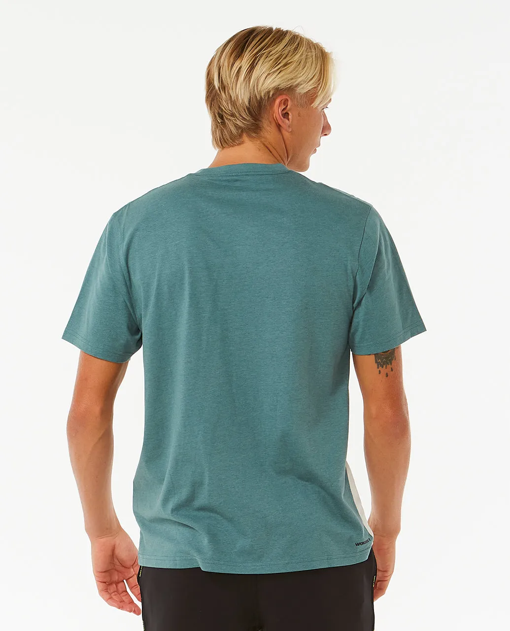 Rip Curl Mens Vaporcool Medina Seacell Short Sleeve T-Shirt - Blue Stone