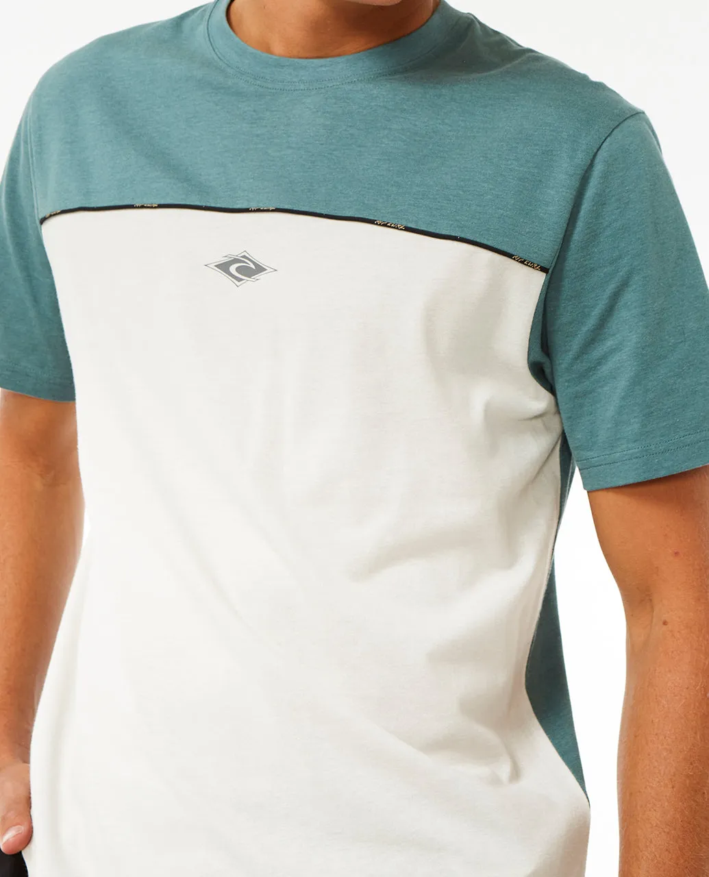 Rip Curl Mens Vaporcool Medina Seacell Short Sleeve T-Shirt - Blue Stone