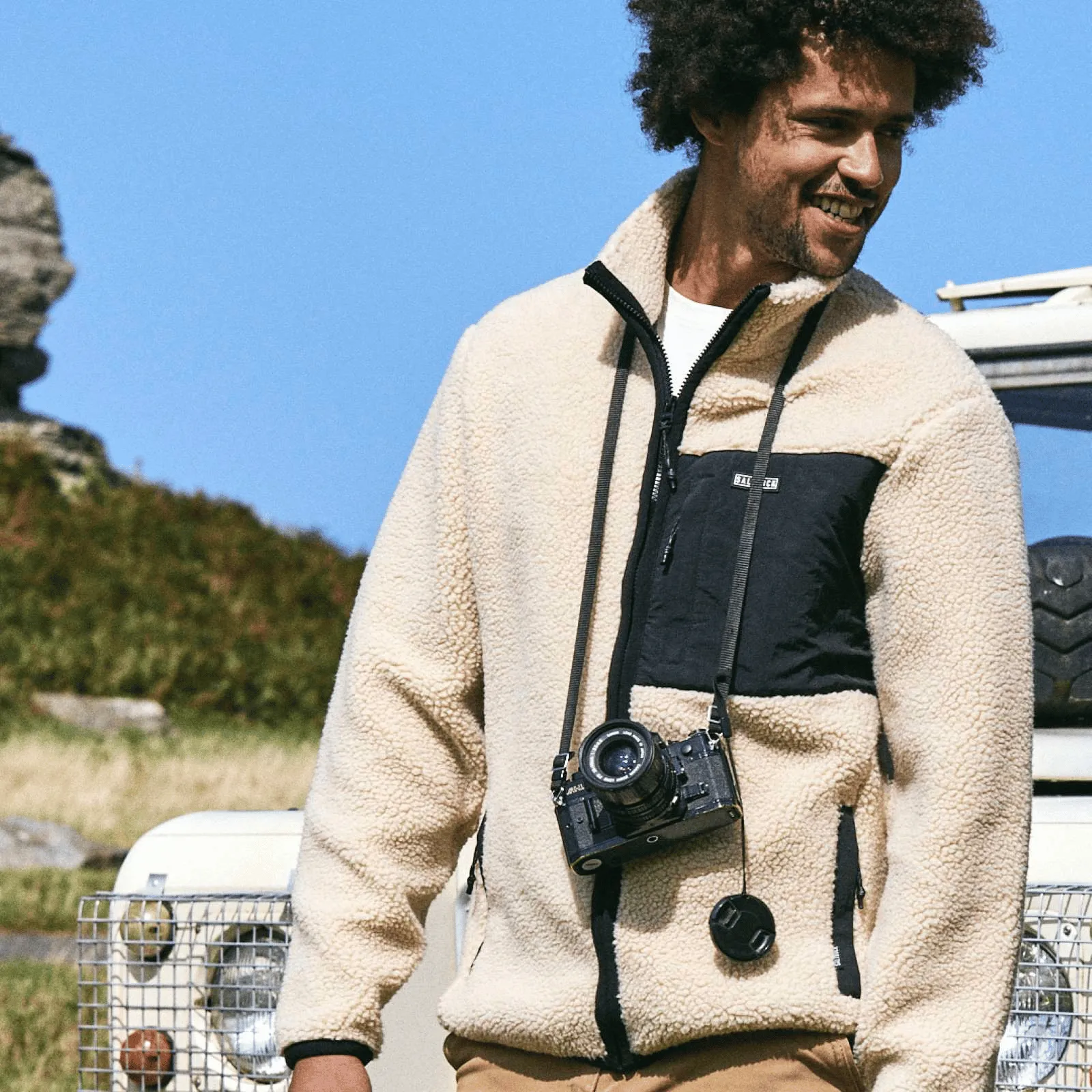 Saltrock Mens Wye 2 Half Zip Fleece
