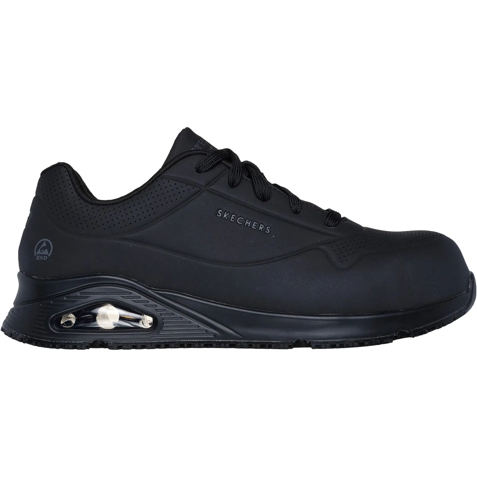Skechers 200177EC Work Uno SR Doltin Mens Lace Up Trainer