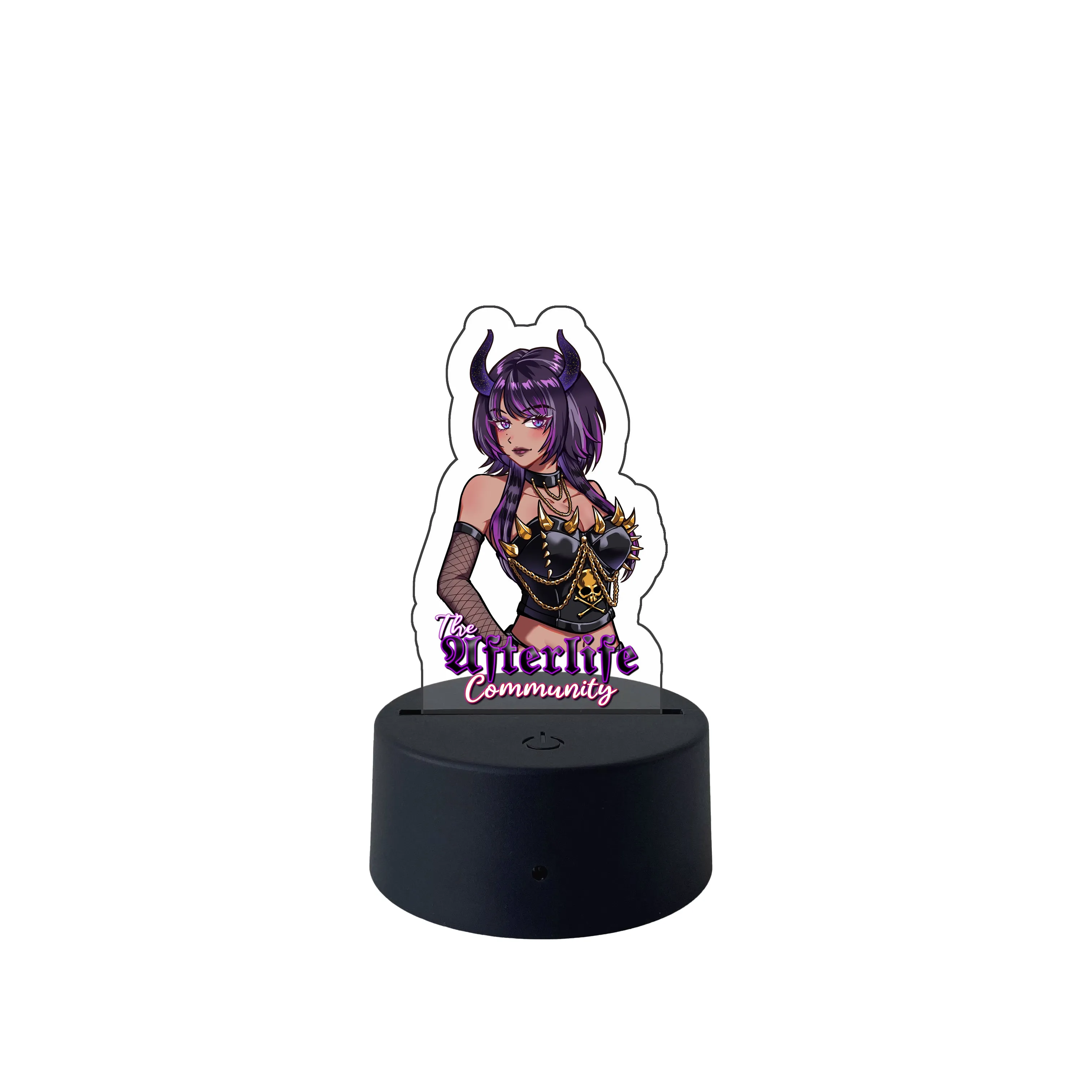 SkullsNightshade Glow Girl Glow LED Desk Lamp