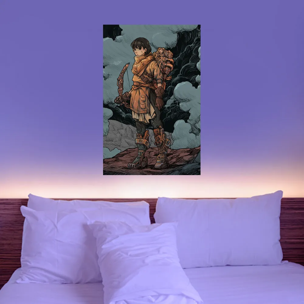 Steampunk Girl Anime Poster