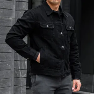 Thursday Denim Trucker Jacket | Pitch Black