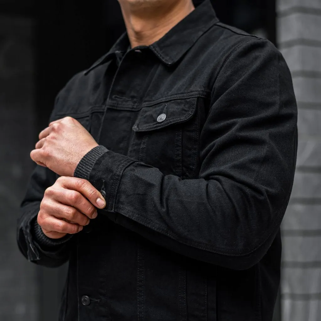 Thursday Denim Trucker Jacket | Pitch Black