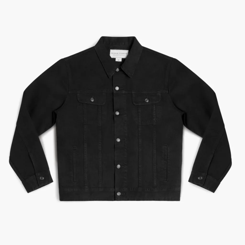 Thursday Denim Trucker Jacket | Pitch Black