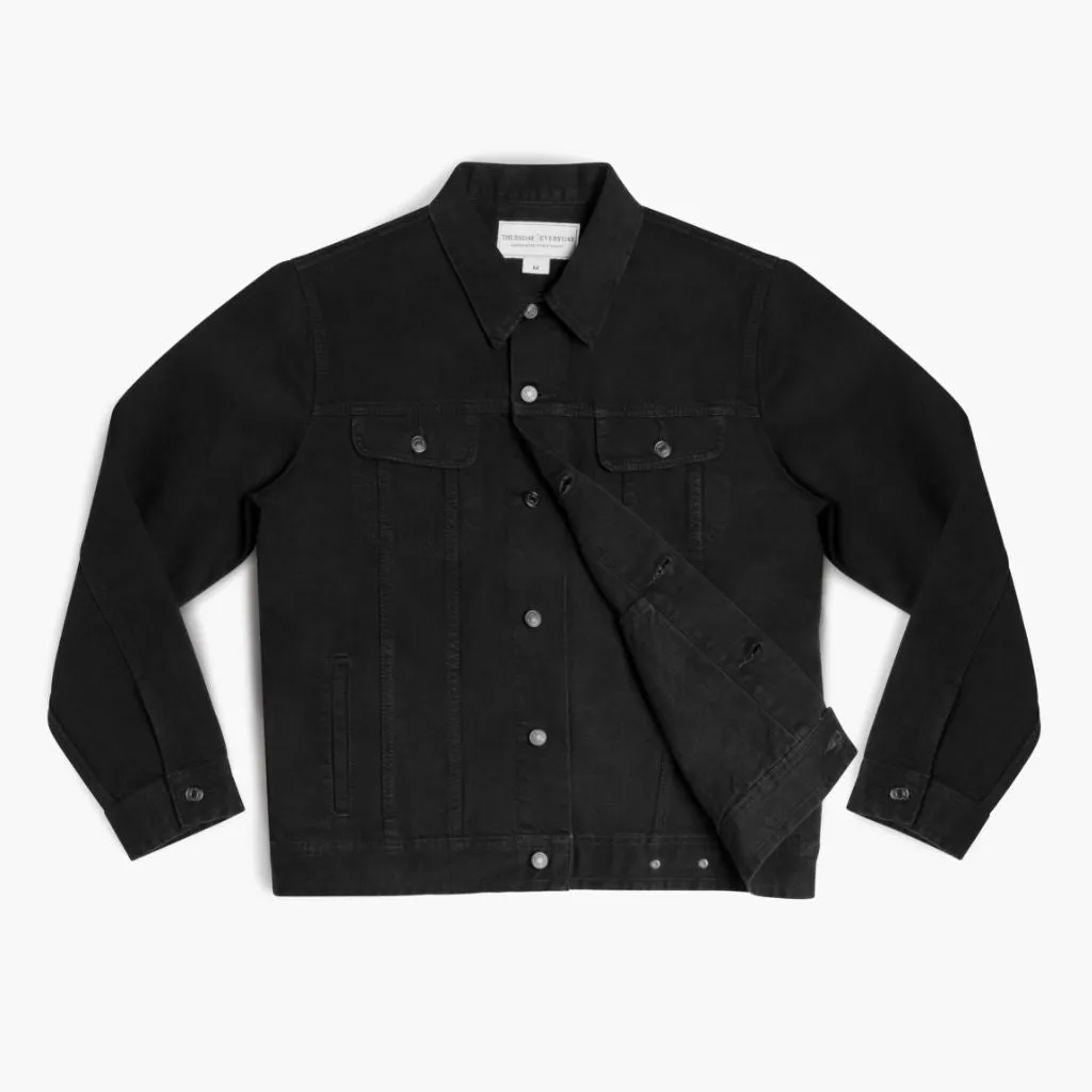 Thursday Denim Trucker Jacket | Pitch Black