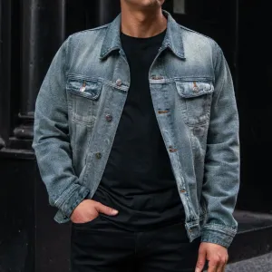 Thursday Denim Trucker Jacket | Washed Indigo