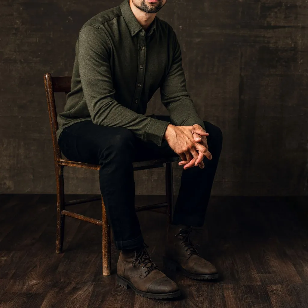 Thursday Everyday Button-Down Shirt | Olive