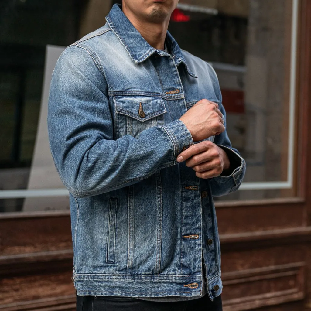 Thursday Selvedge Denim Trucker Jacket | Vintage Wash