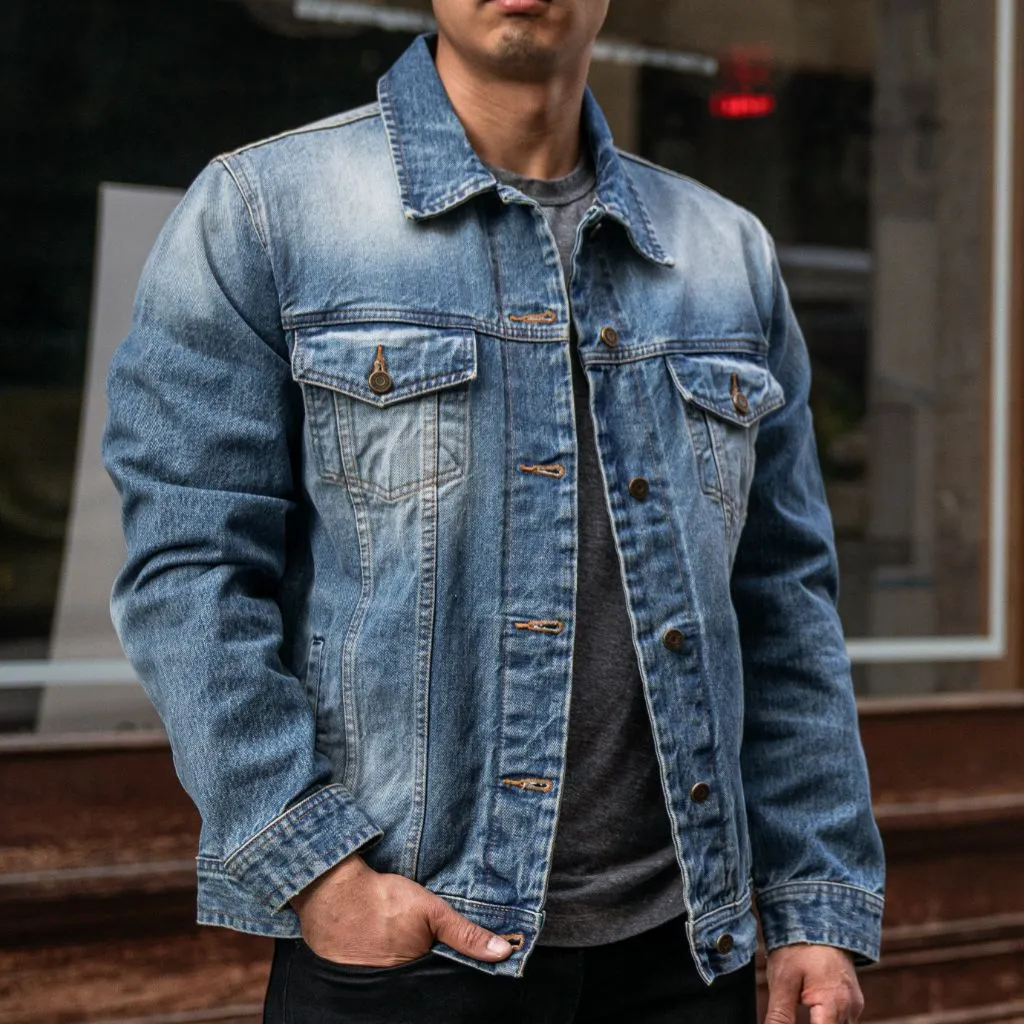 Thursday Selvedge Denim Trucker Jacket | Vintage Wash