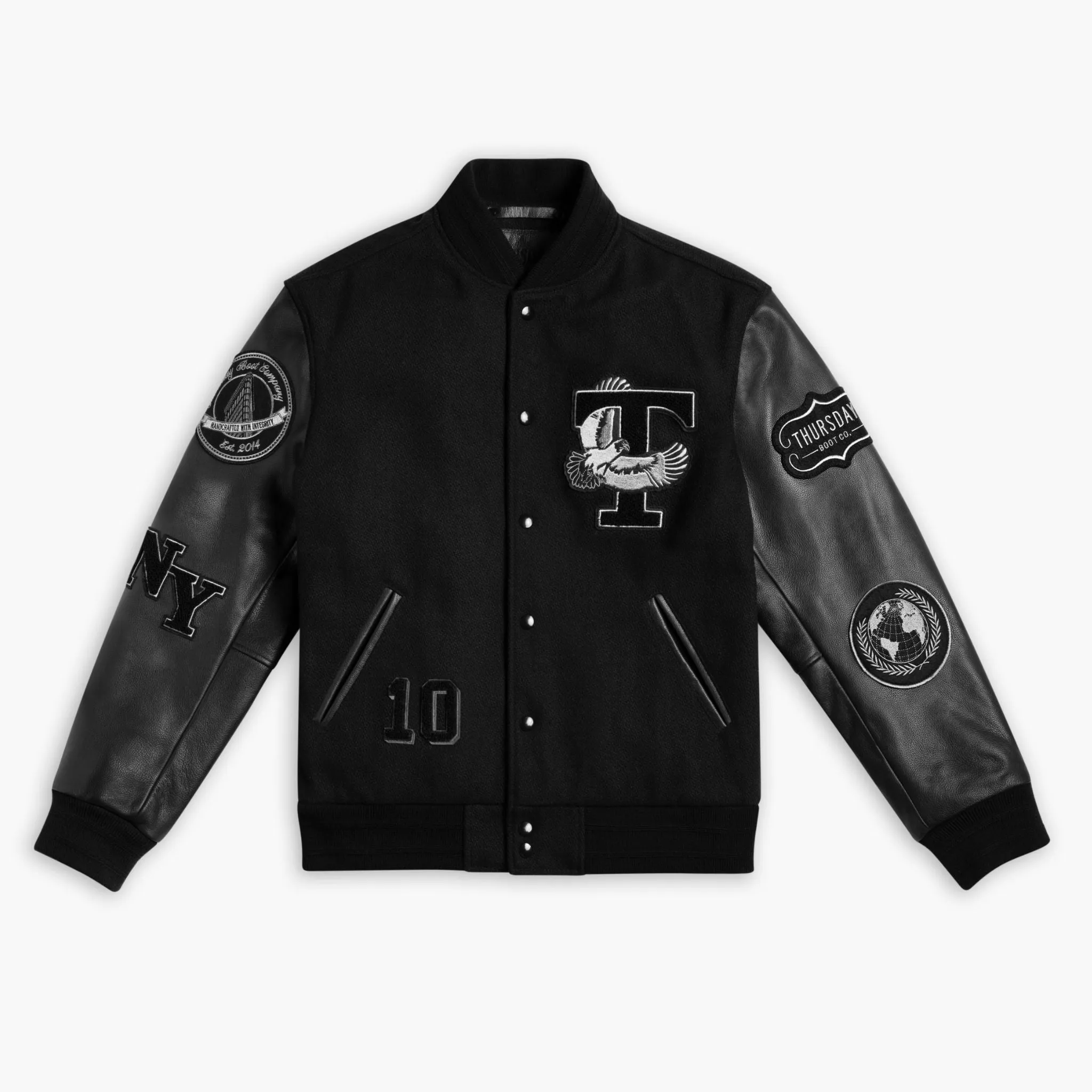 Thursday Varsity Jacket | Black 10 Year
