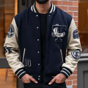 Thursday Varsity Jacket | Navy 10 Year