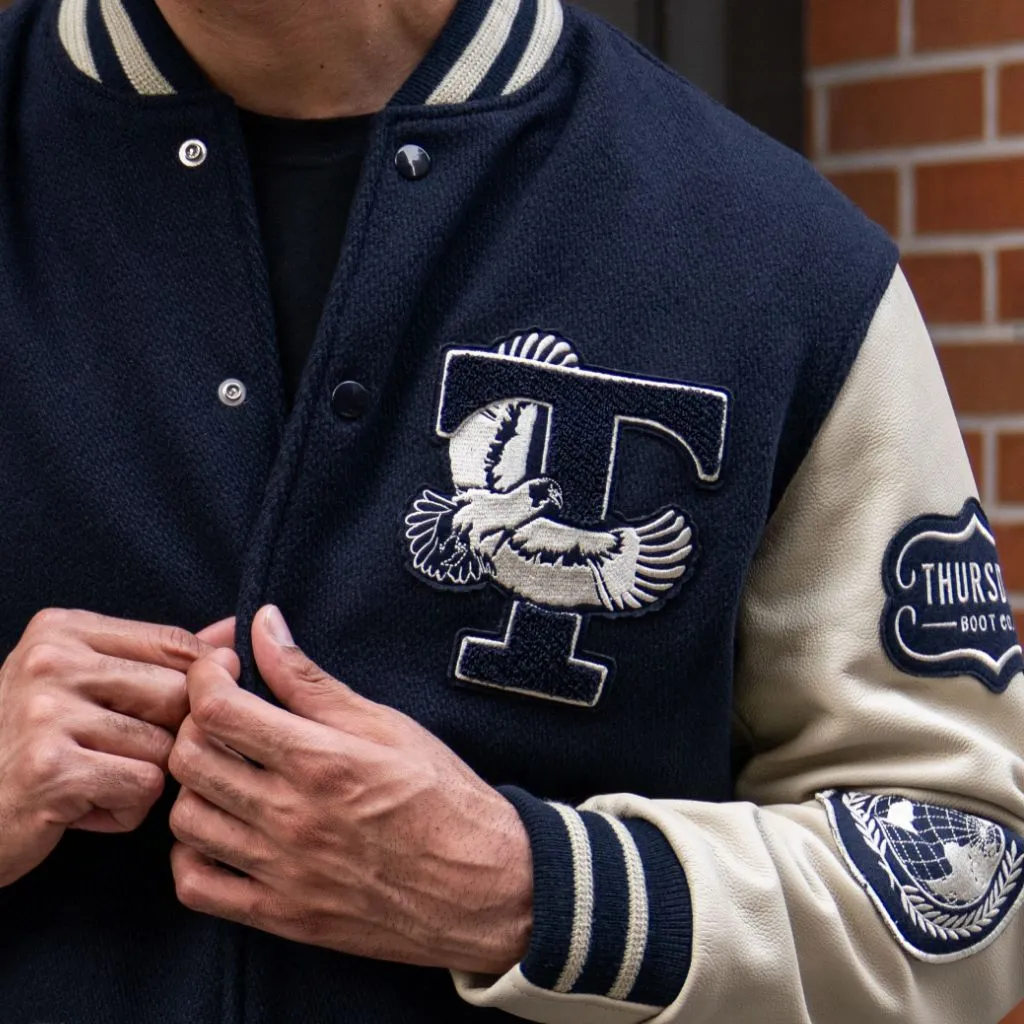 Thursday Varsity Jacket | Navy 10 Year