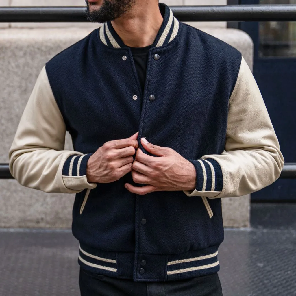Thursday Varsity Jacket | Navy