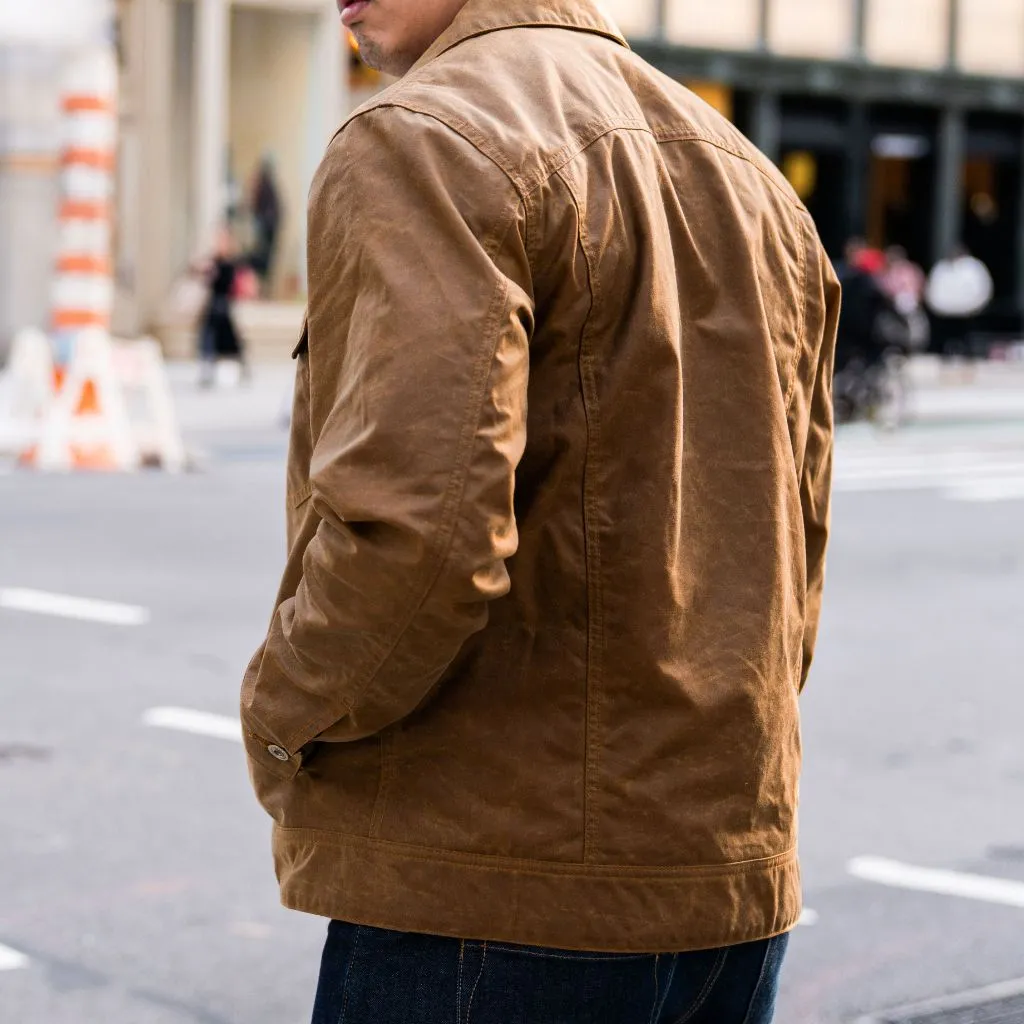 Thursday Waxed Canvas Field Jacket | Khaki