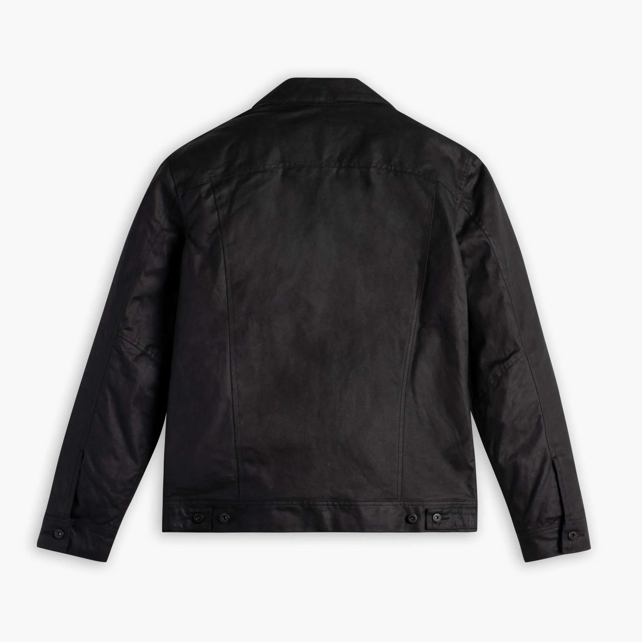 Thursday Waxed Trucker Jacket | Black