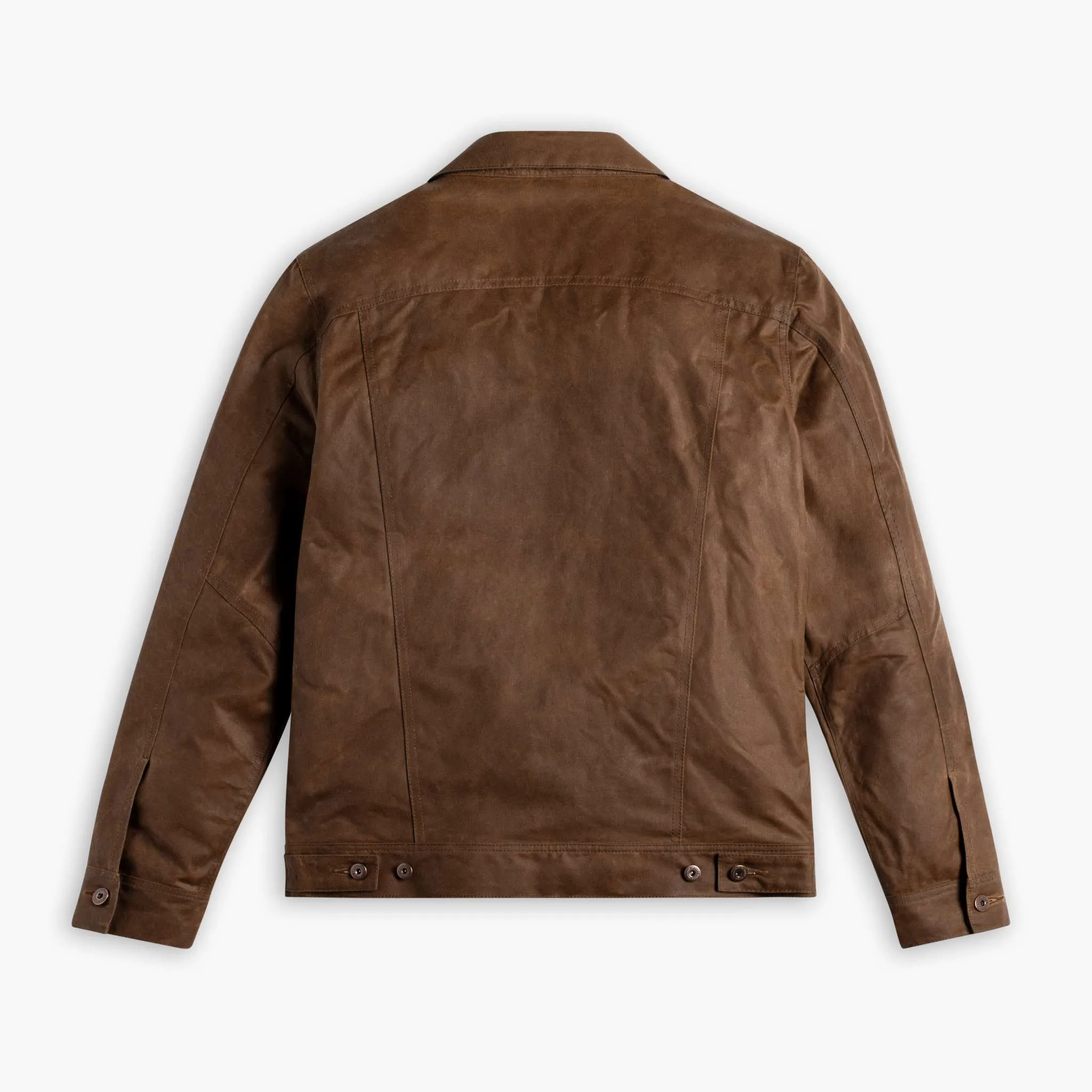 Thursday Waxed Trucker Jacket | Coyote