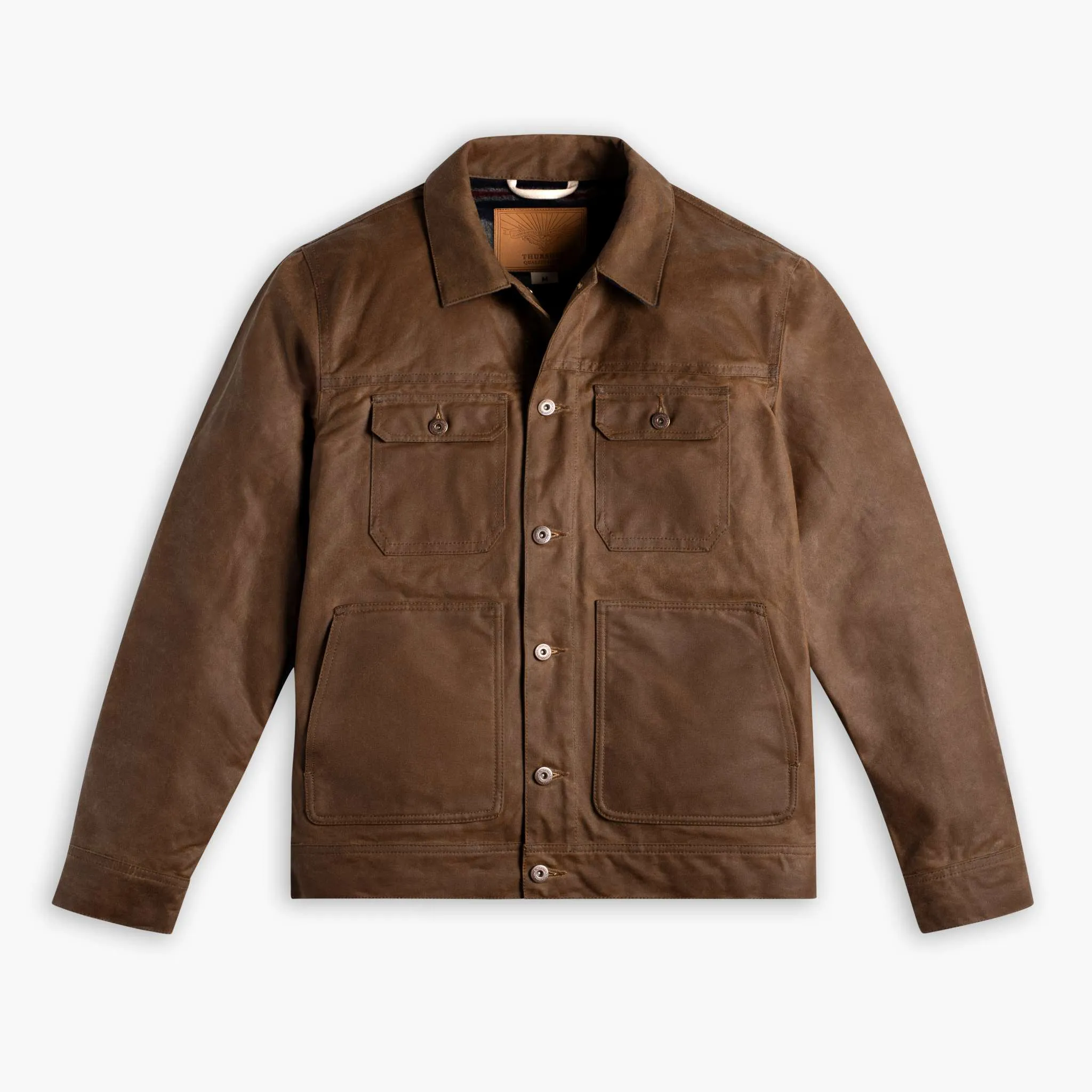 Thursday Waxed Trucker Jacket | Coyote