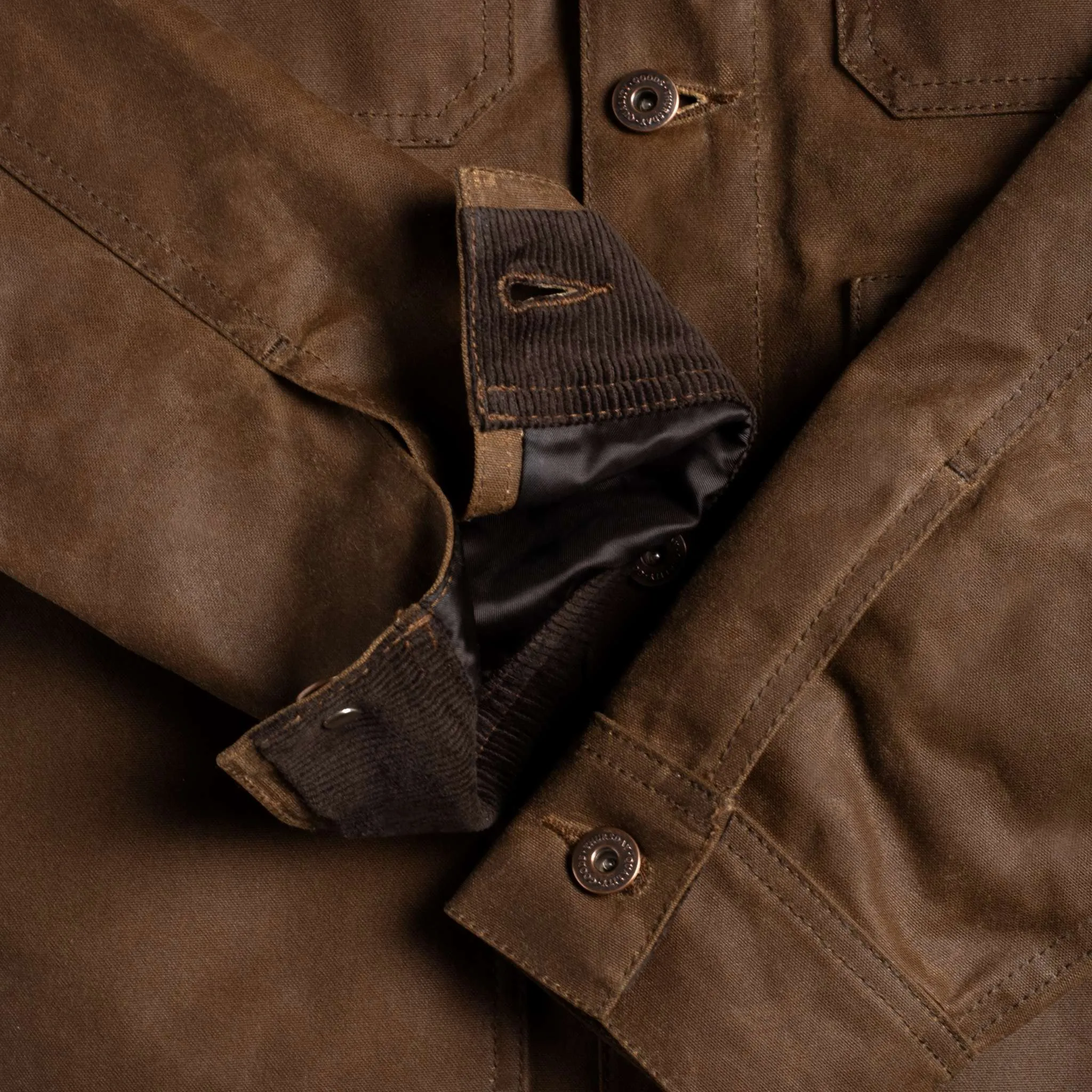 Thursday Waxed Trucker Jacket | Coyote