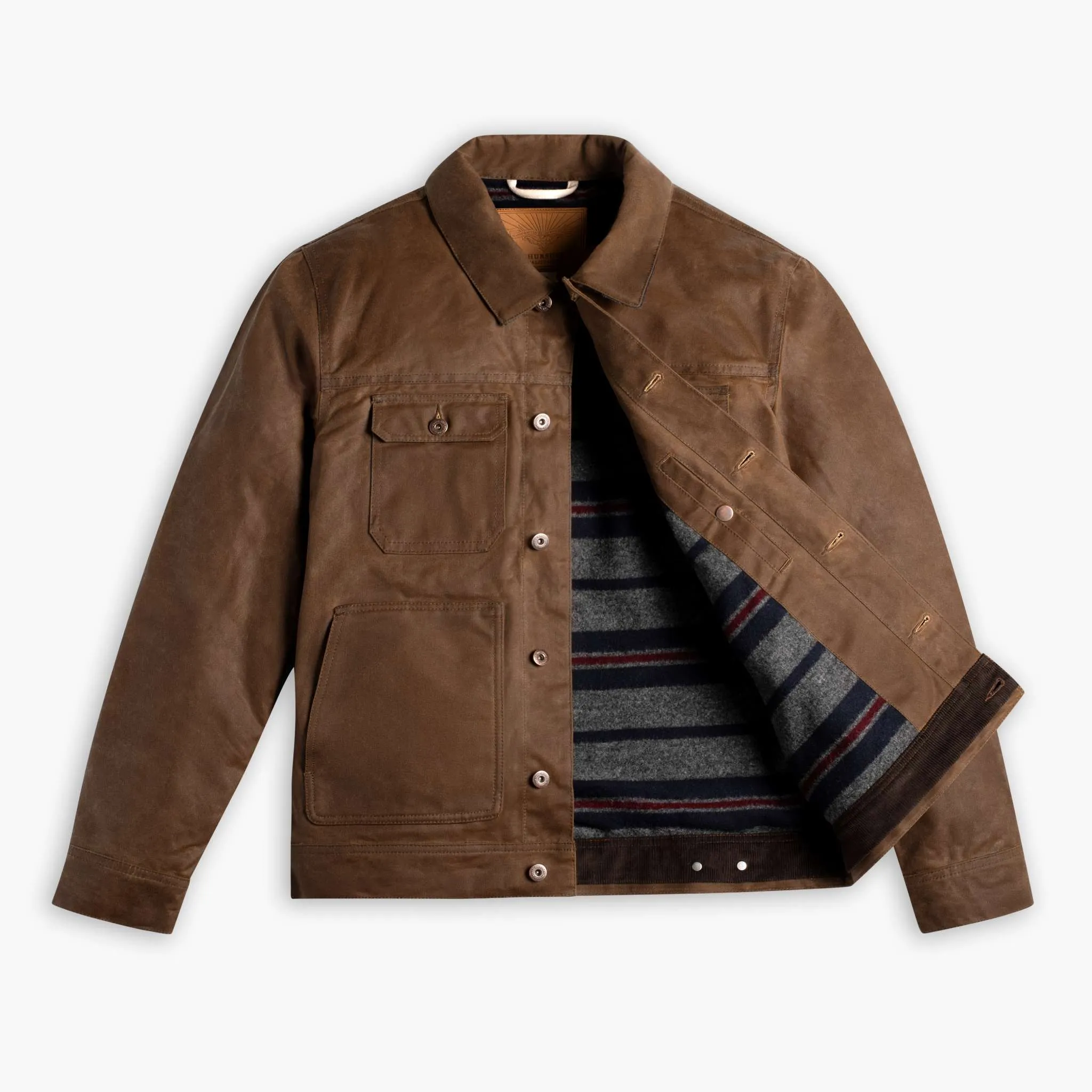 Thursday Waxed Trucker Jacket | Coyote