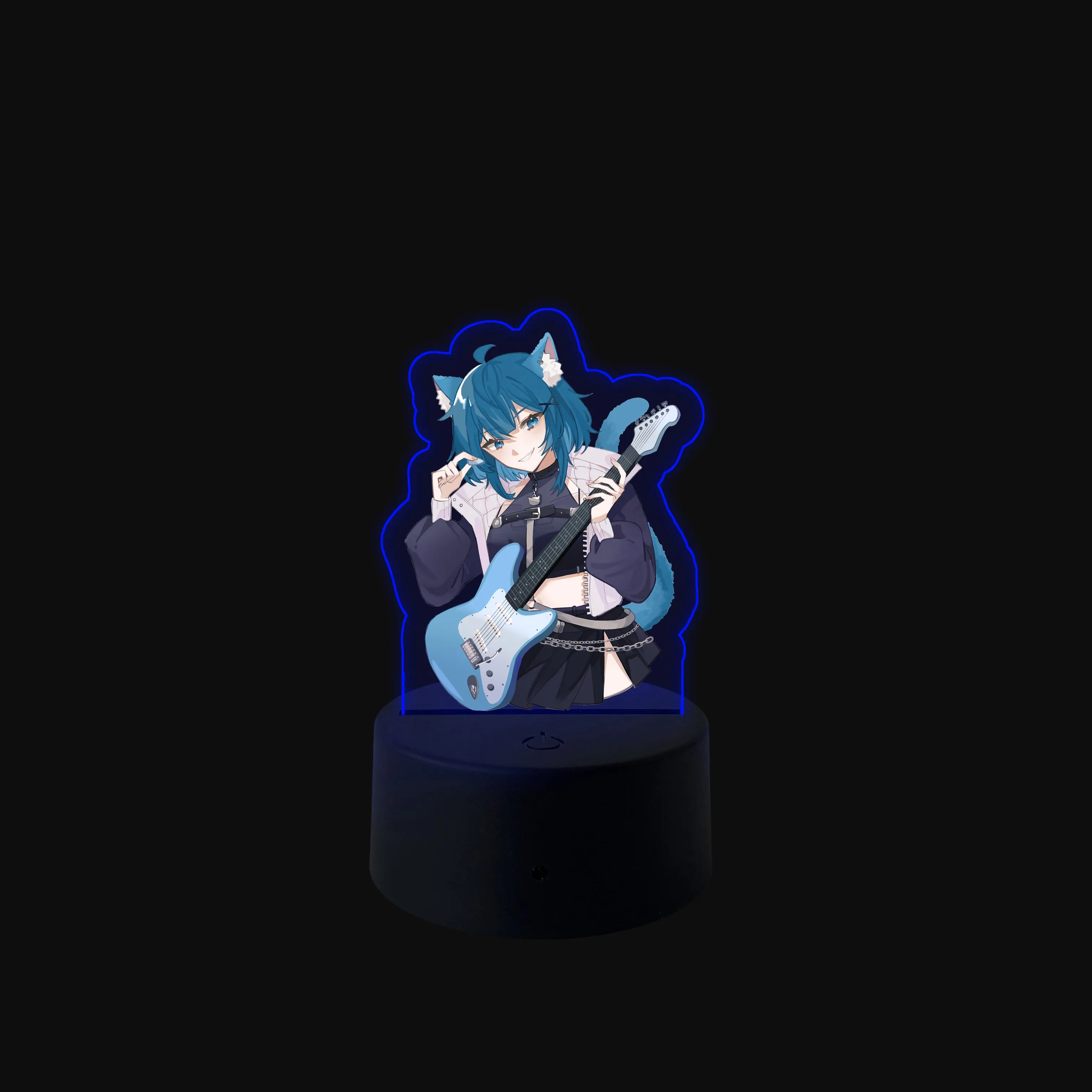 TsunamiCat Guitarist LED Desk Lamp