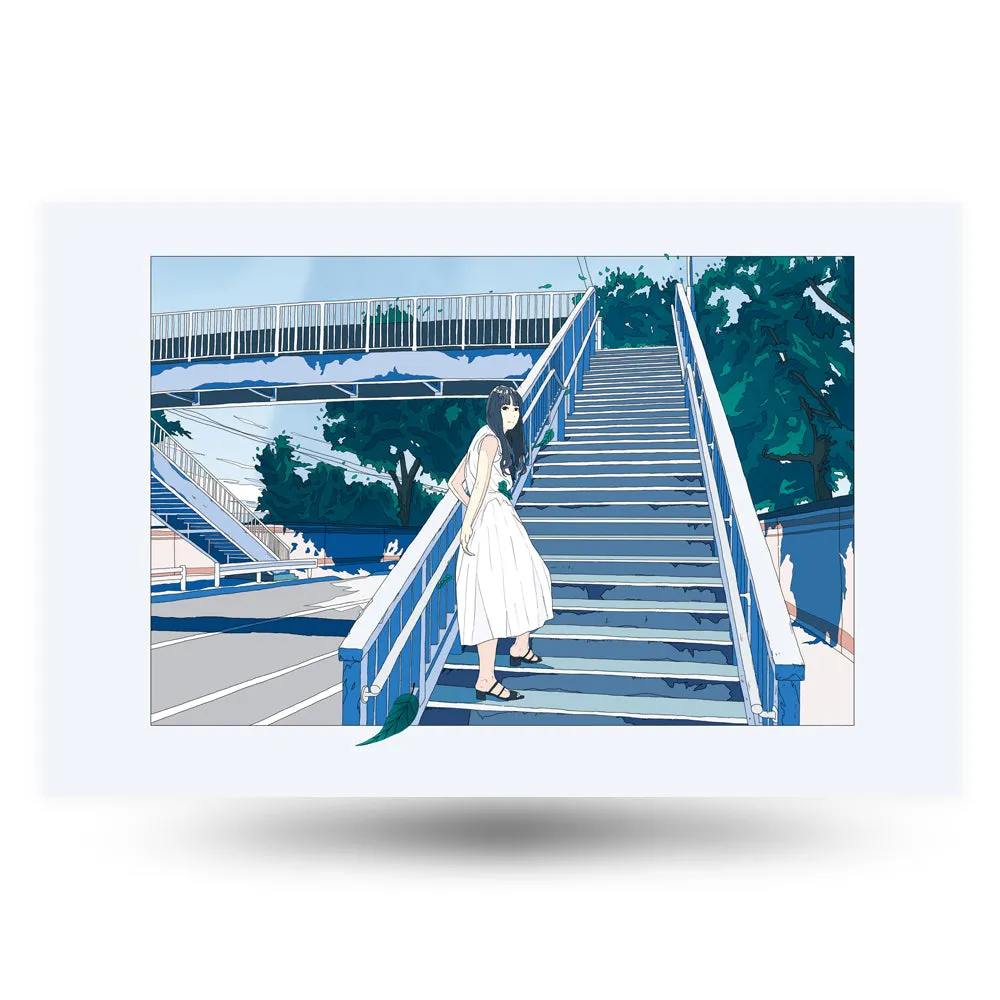 Windy Steps Anime Poster