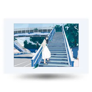 Windy Steps Anime Poster