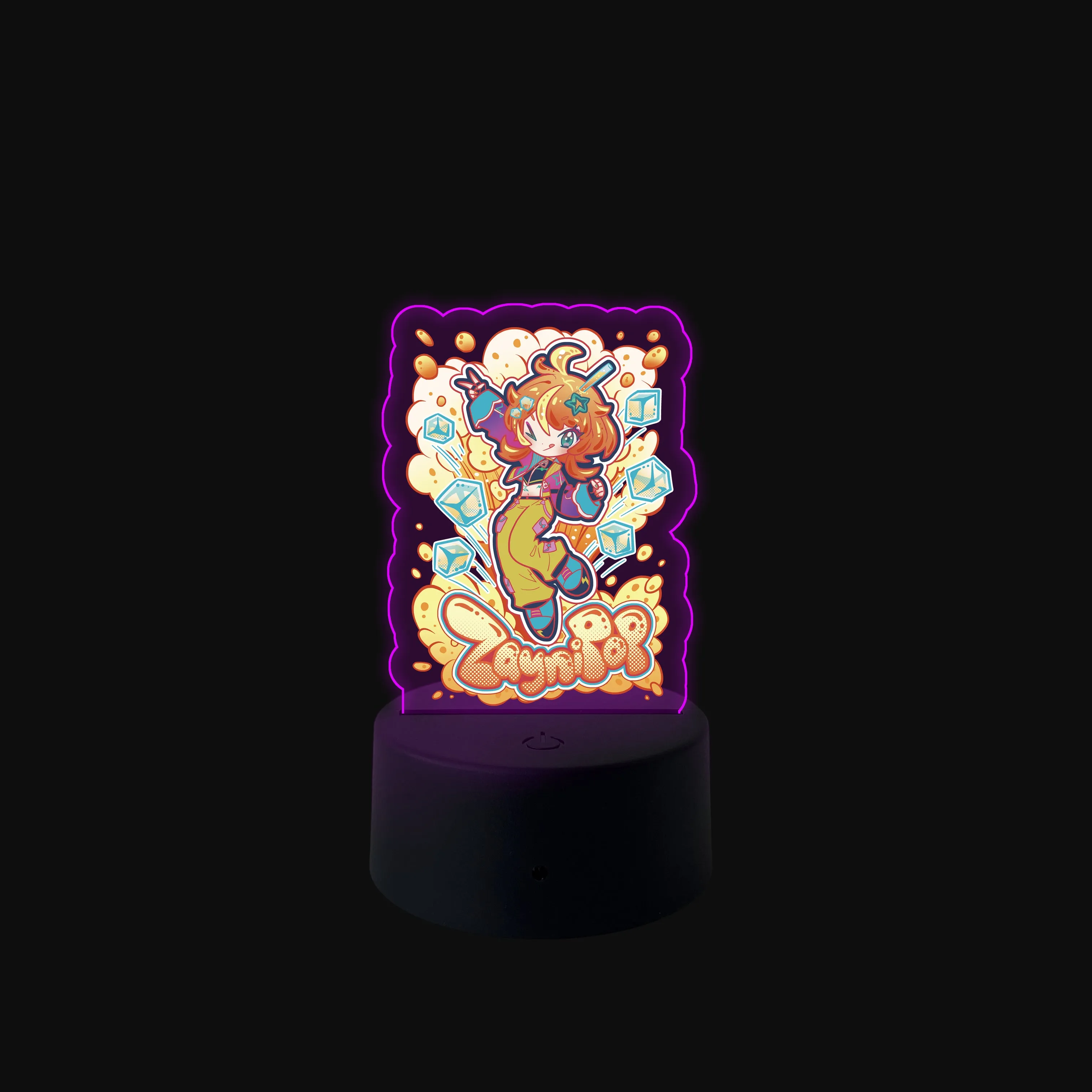 ZayniPop Carbo-Nation LED Desk Lamp
